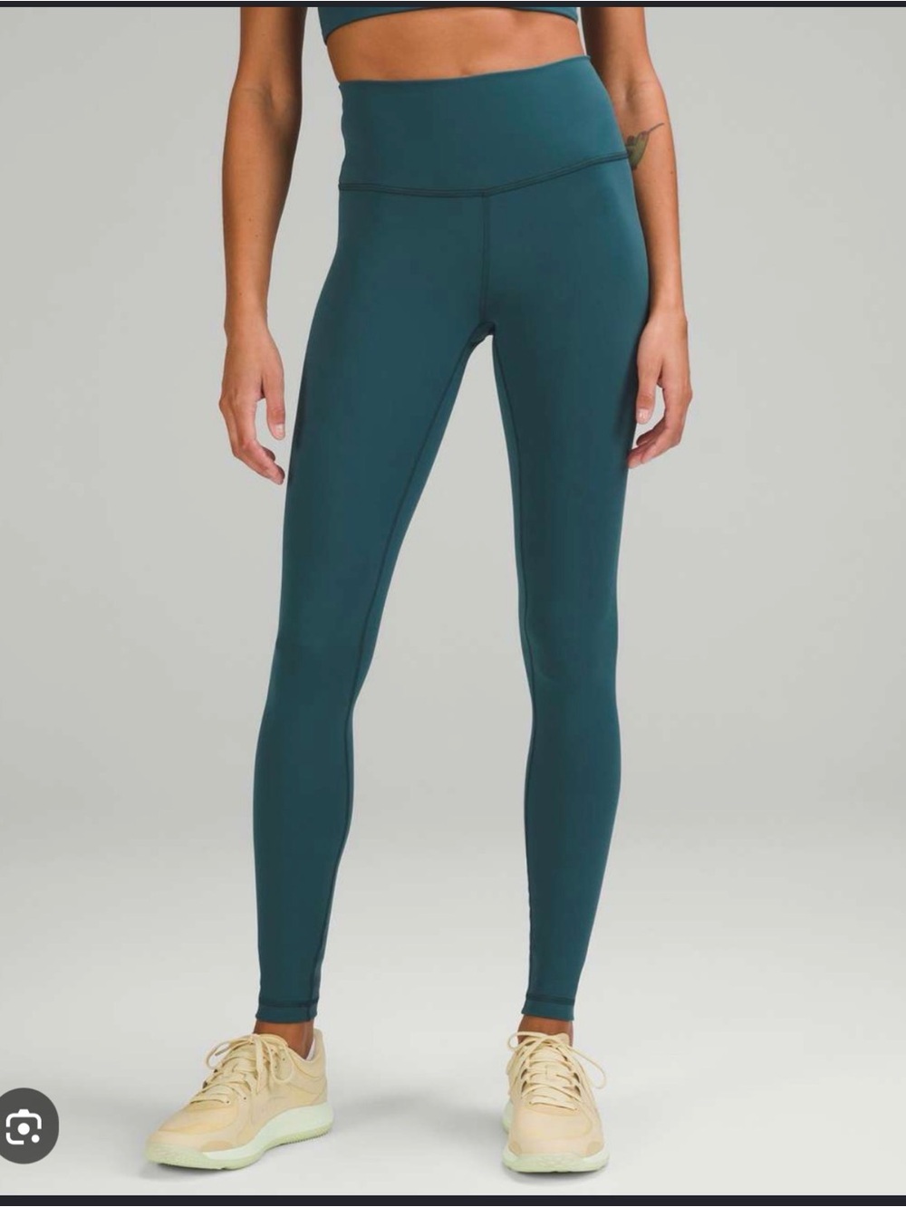 Lululemon Wunder Train 25 inch - green jasper